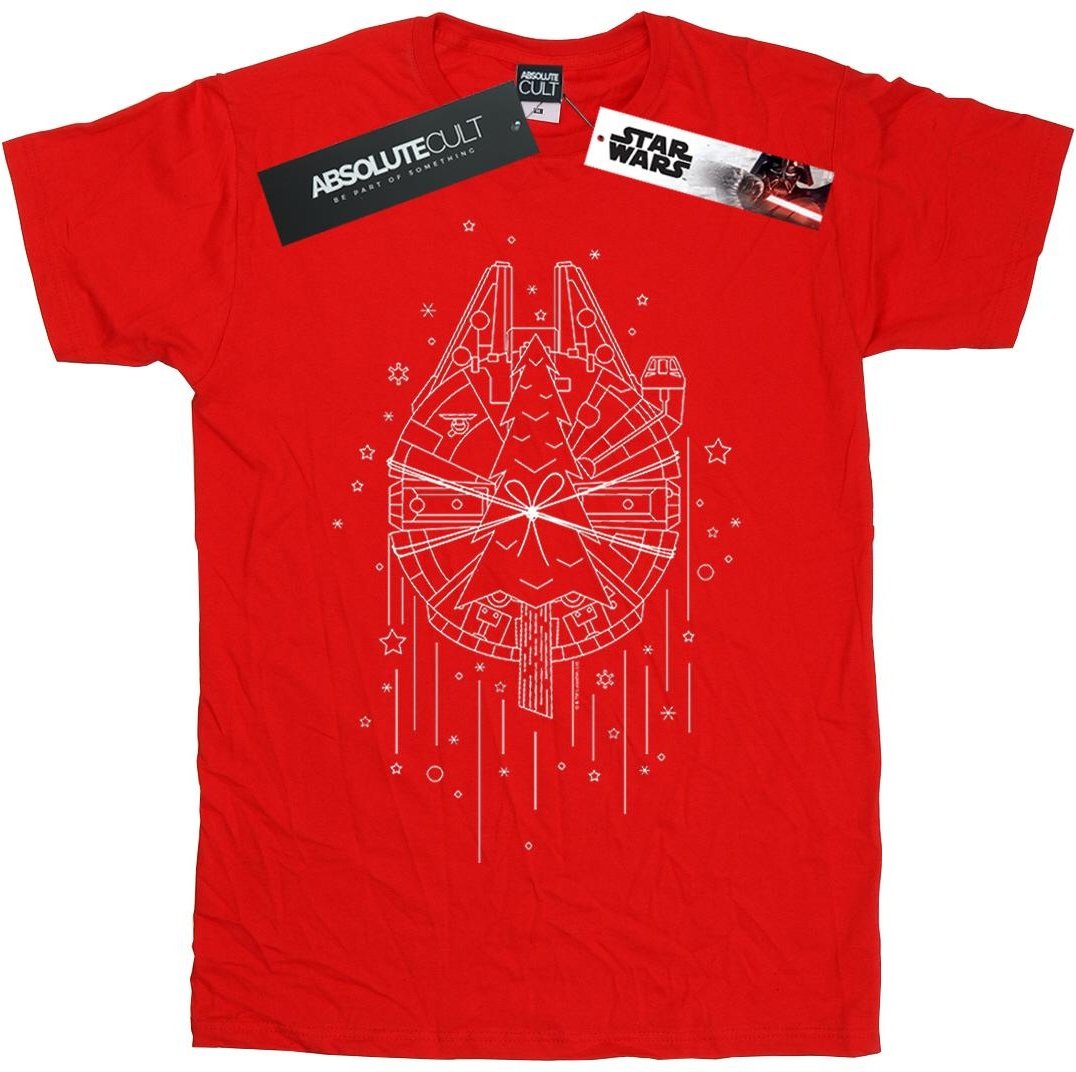 Star Wars - "Millennium Delivery" T-Shirt für Herren (Rot)