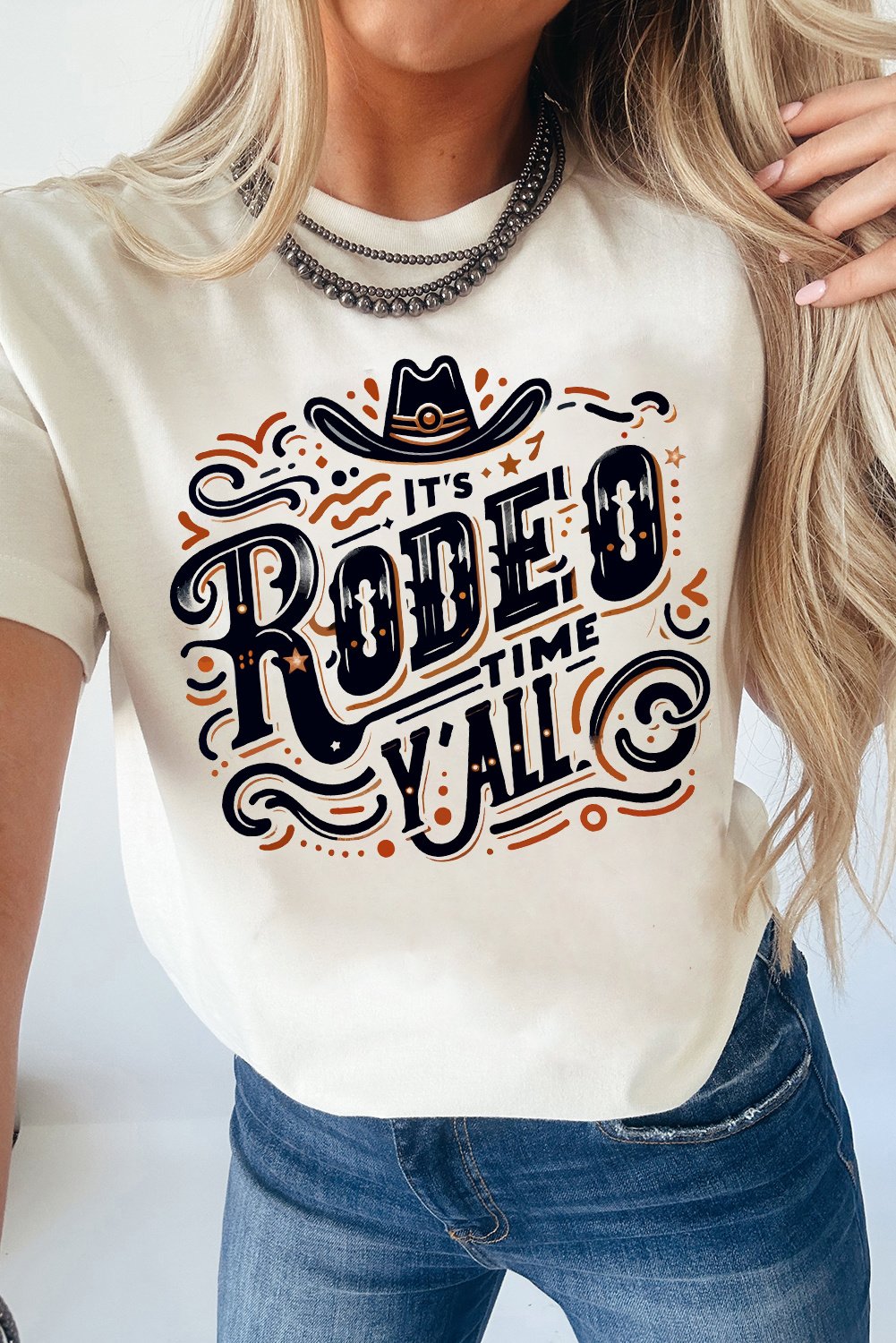 Rodeo-Zeit Grafik-T-Shirt