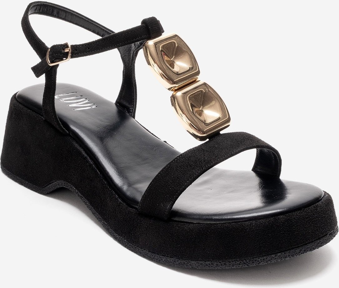 Matt Plateau Sandale