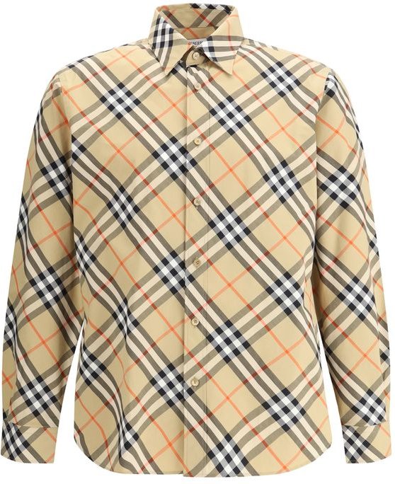 Kariertes Baumwollhemd Regular Fit