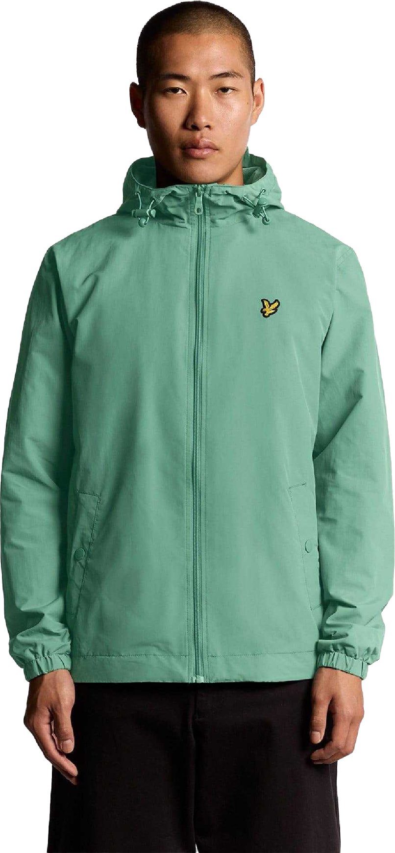 Lyle & Scott - Kapuzenjacke für Herren, Durchgehender Reißverschluss (Grün)