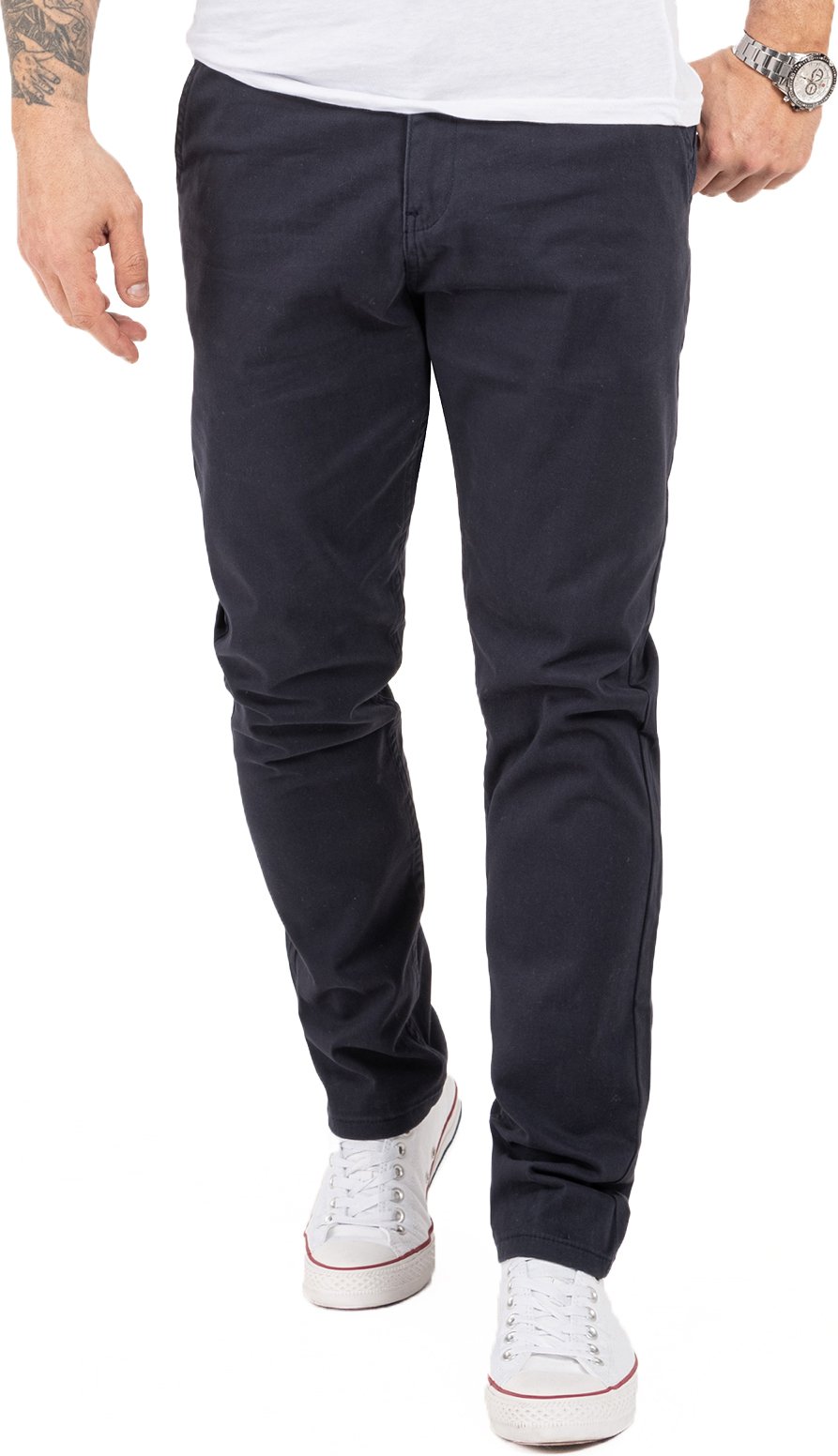 Thumbnail - Indumentum Stoffhose Dunkelblau