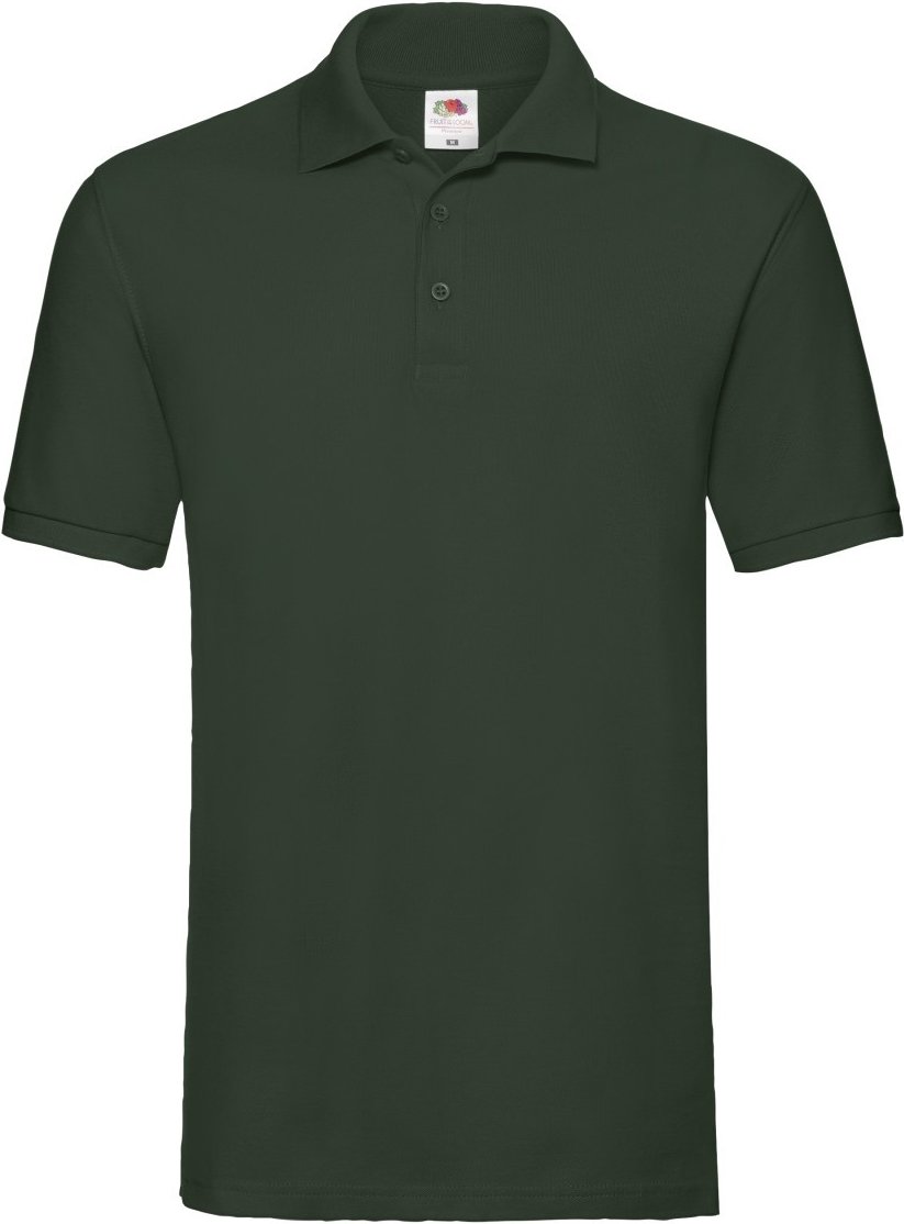 Fruit of the Loom - "Premium" Poloshirt für Herren (Flaschengrün)