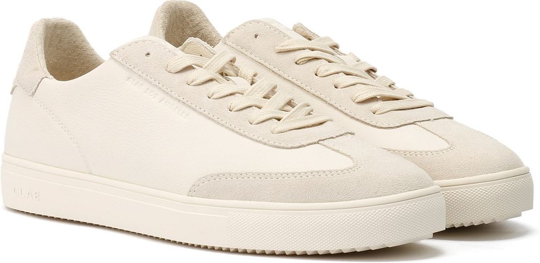 Clae Deane Leder Herren Weiße Sneakers