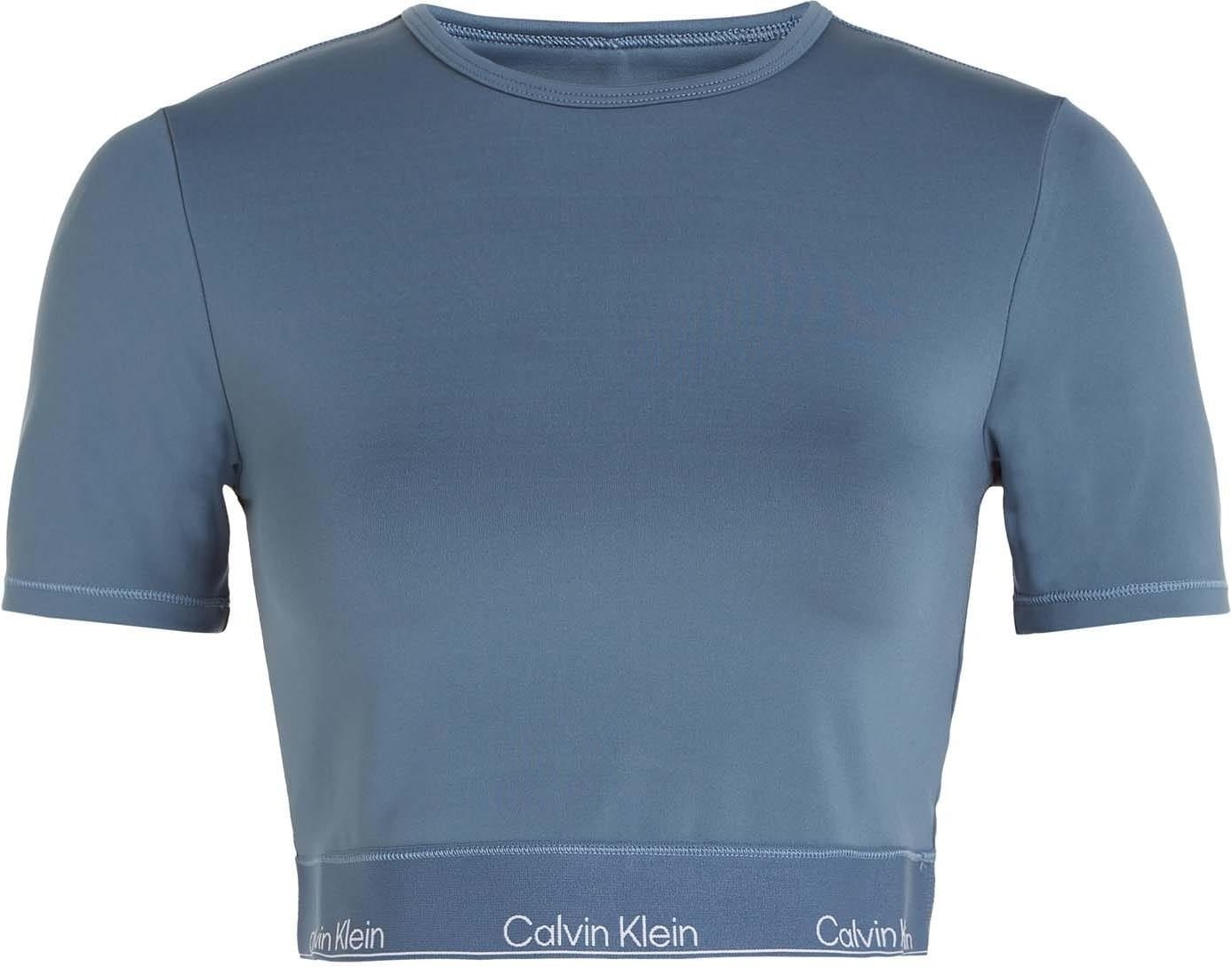 Calvin Klein - kurzes T-Shirt für Damen - Fitnessstudio (Blau)