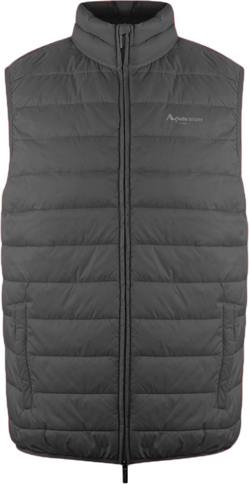 Aquascutum London Logo Black Lightweight Gilet Jacket
