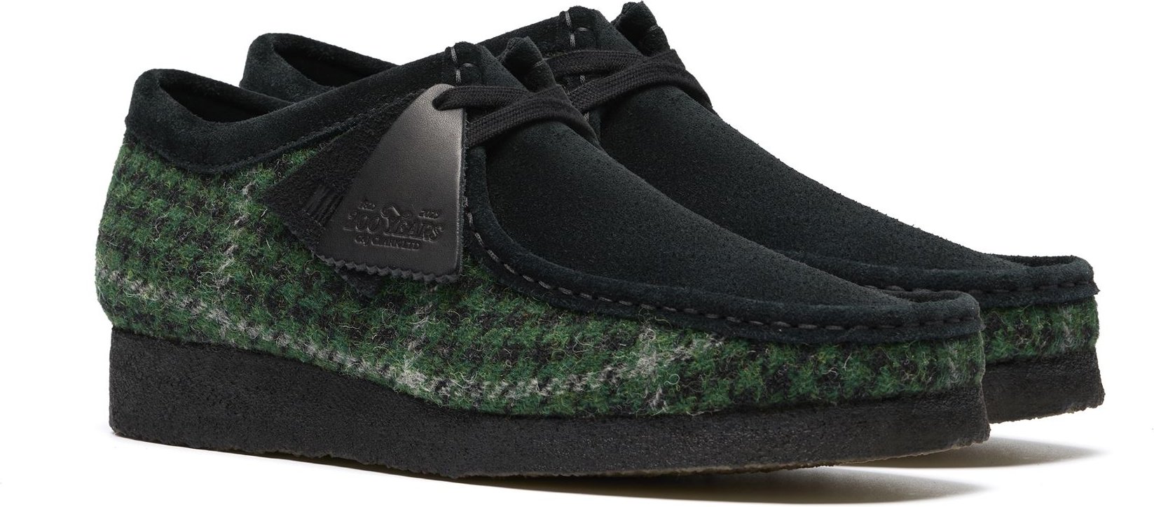 Clarks Originals Wallabee Textile Herren Stiefel In Grün