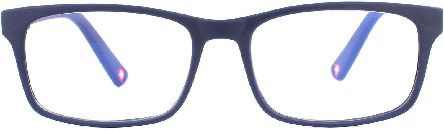 Montana Lesebrille BLF73-B Matte Blue Blue Light Block +2.00