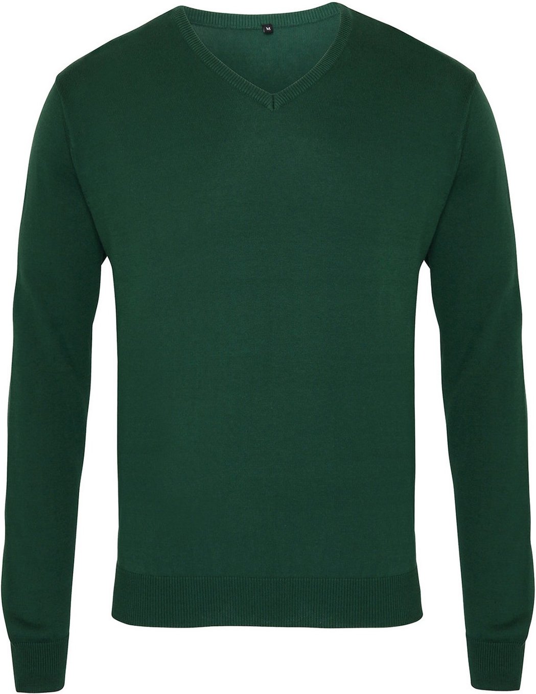 Premier - Sweatshirt V-Ausschnitt für Herren (Flaschengrün)