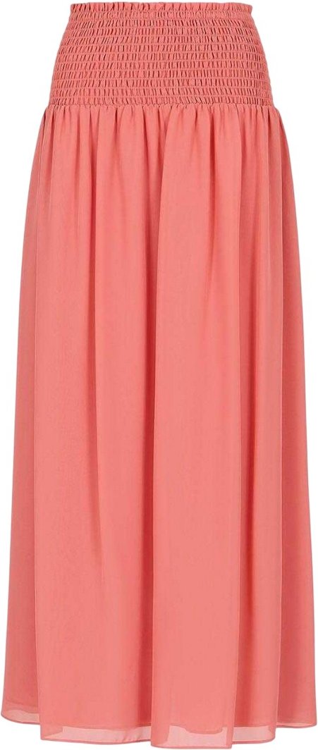 Emporio Armani - Langer Rock für Damen, Mit Falten, Lang (Pink)