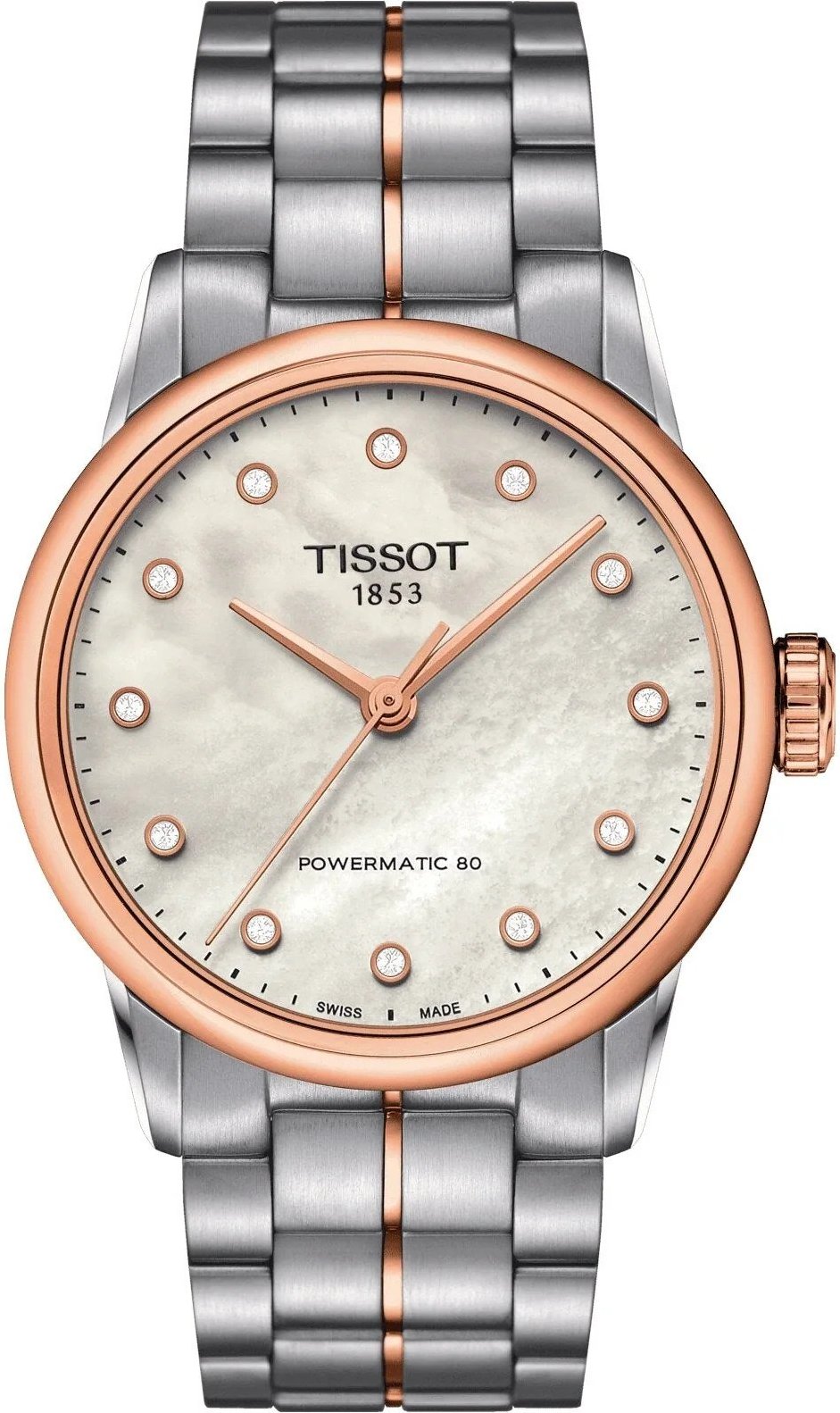 Tissot Luxury Powermatic 80 Damenuhr Silber T0862072211600