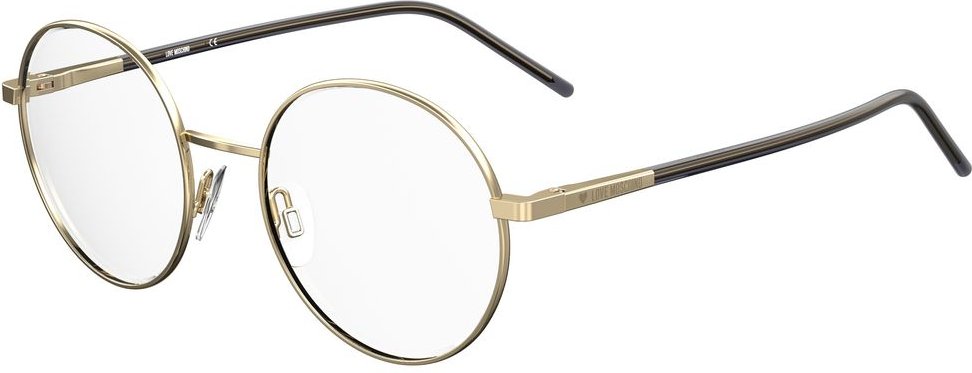 Runde Goldene Metallrahmenbrille Ol567000