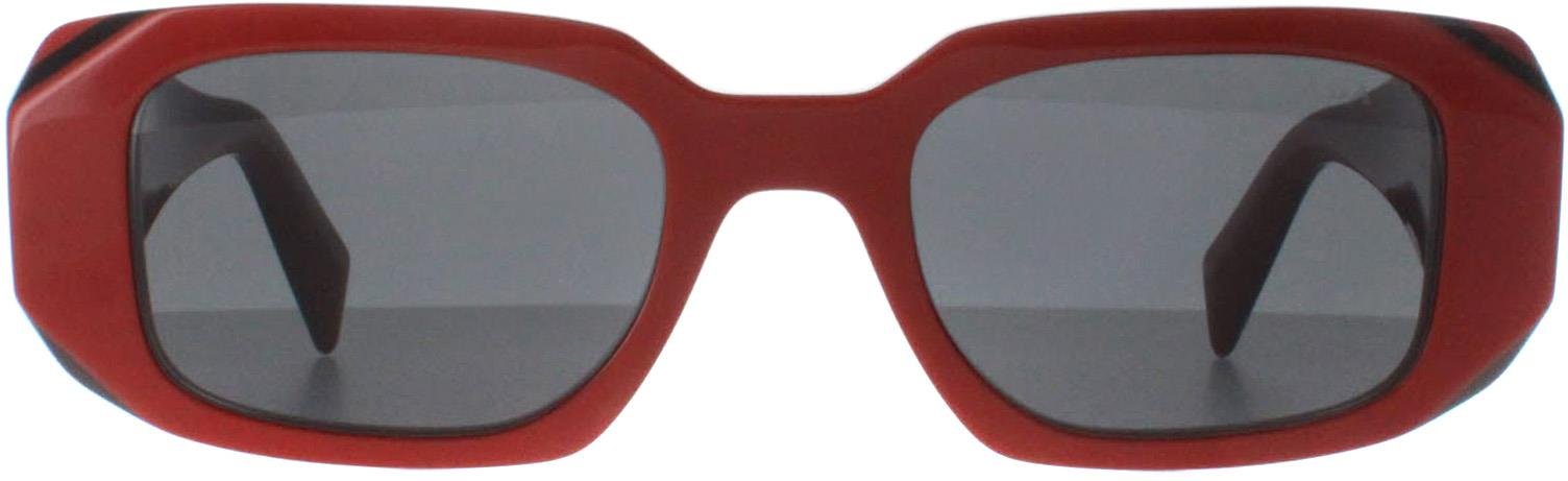 Prada PR17WS 12N5S0 orange schwarz dunkelgrau Sonnenbrille