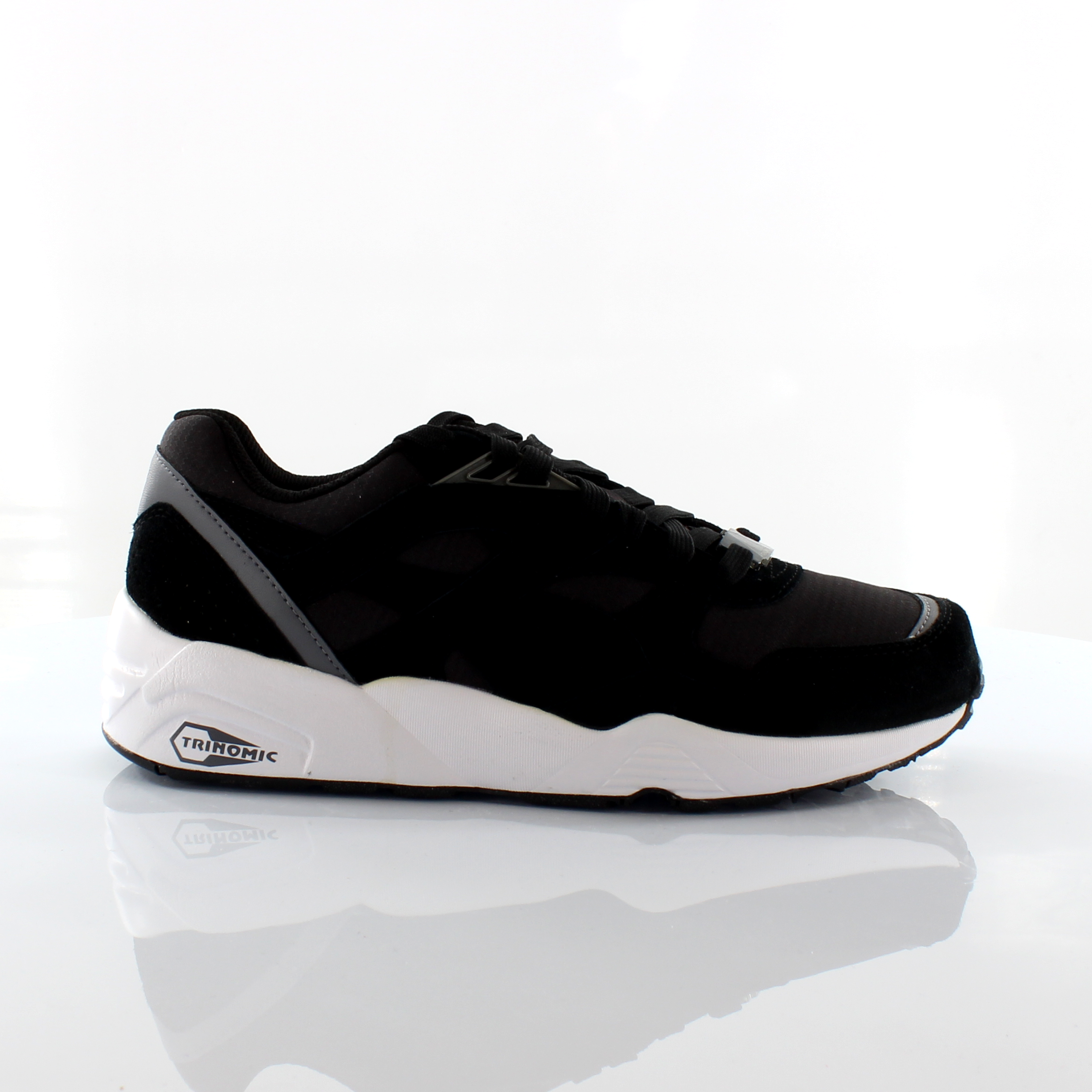 Puma Trinomic R698 Black Textile Herren Trainer 362570 01