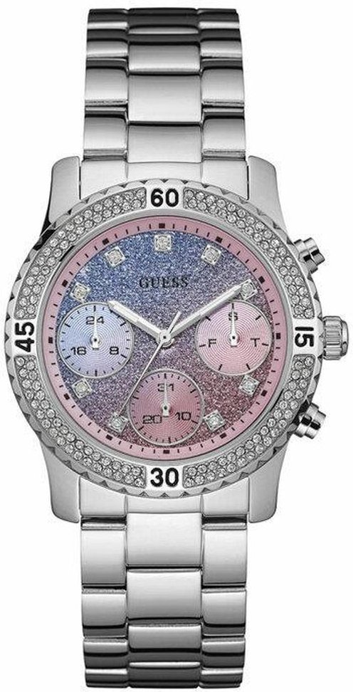 Thumbnail - Guess W0774L1 Confetti Multicolor Funkelndes Zifferblatt Damenuhr