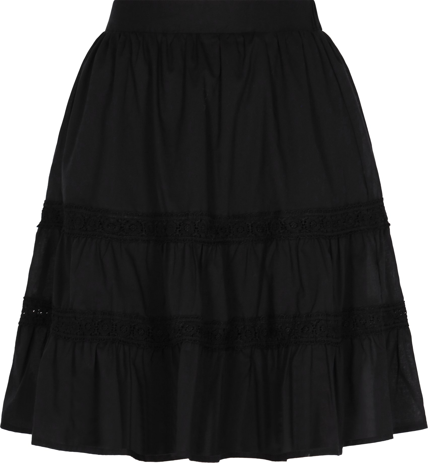 IZIA Rock Frauen Schwarz