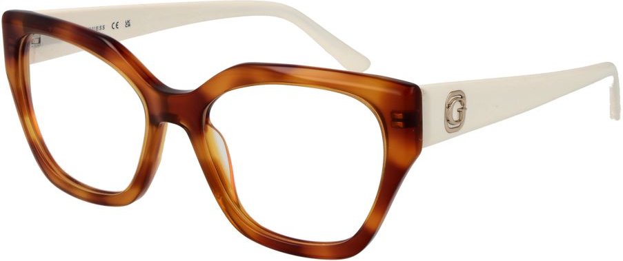 Braun-Elfenbein Acetat-Eyewear