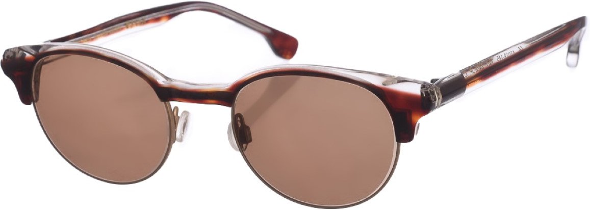 Unisex Pantos Z426 Form Acetat und Metall Sonnenbrille