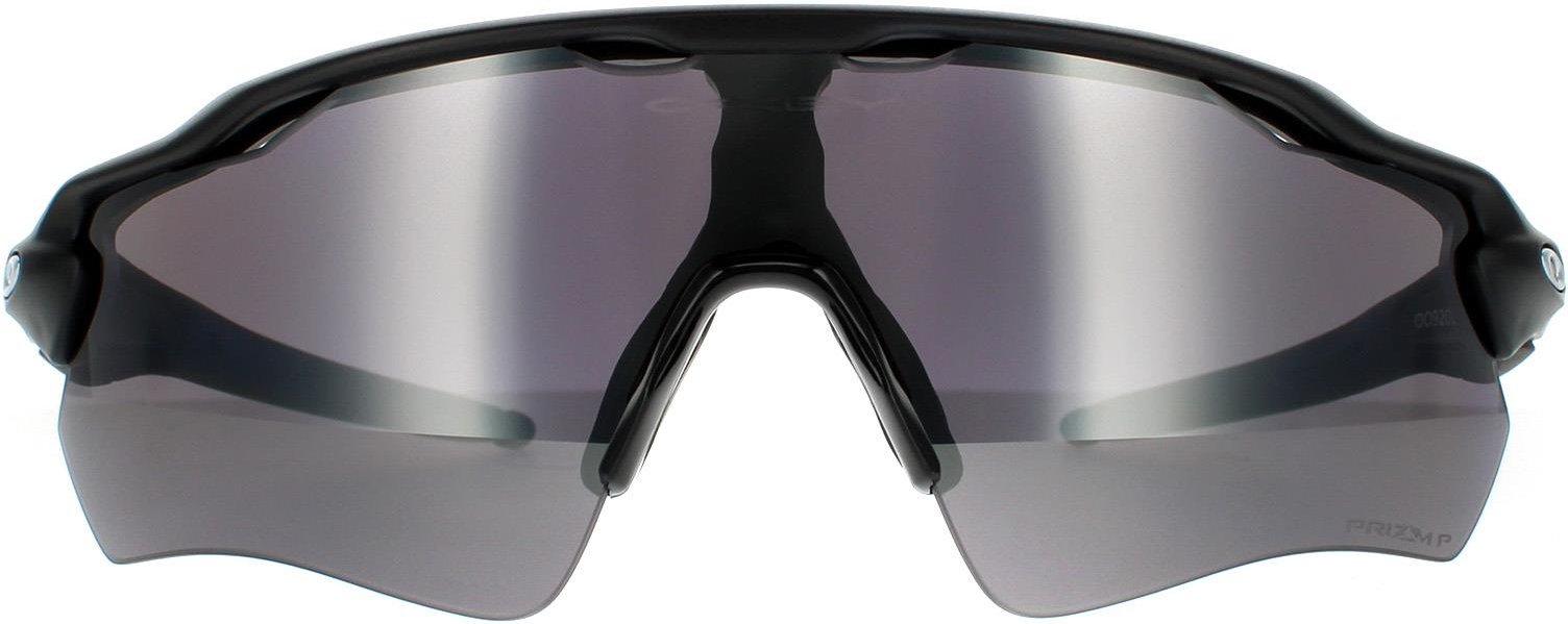 Oakley Wrap Mens Matte schwarz Prizm schwarz polarisierte Sonnenbrille