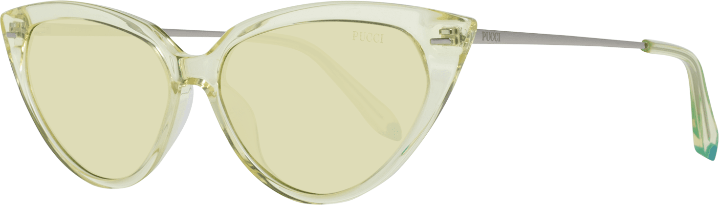 Emilio Pucci Gelbe Damen-Sonnenbrille