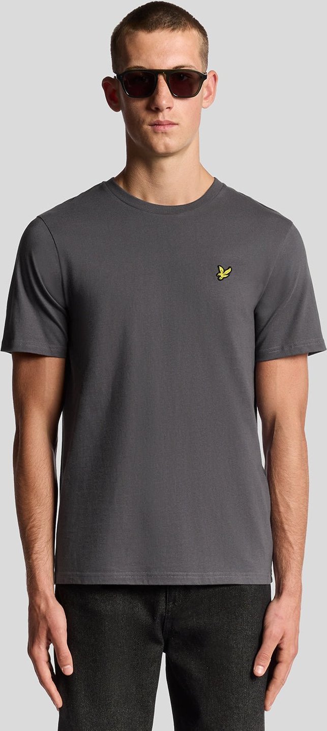 Lyle & Scott Baumwoll Rundhals T-Shirt - Schwarz