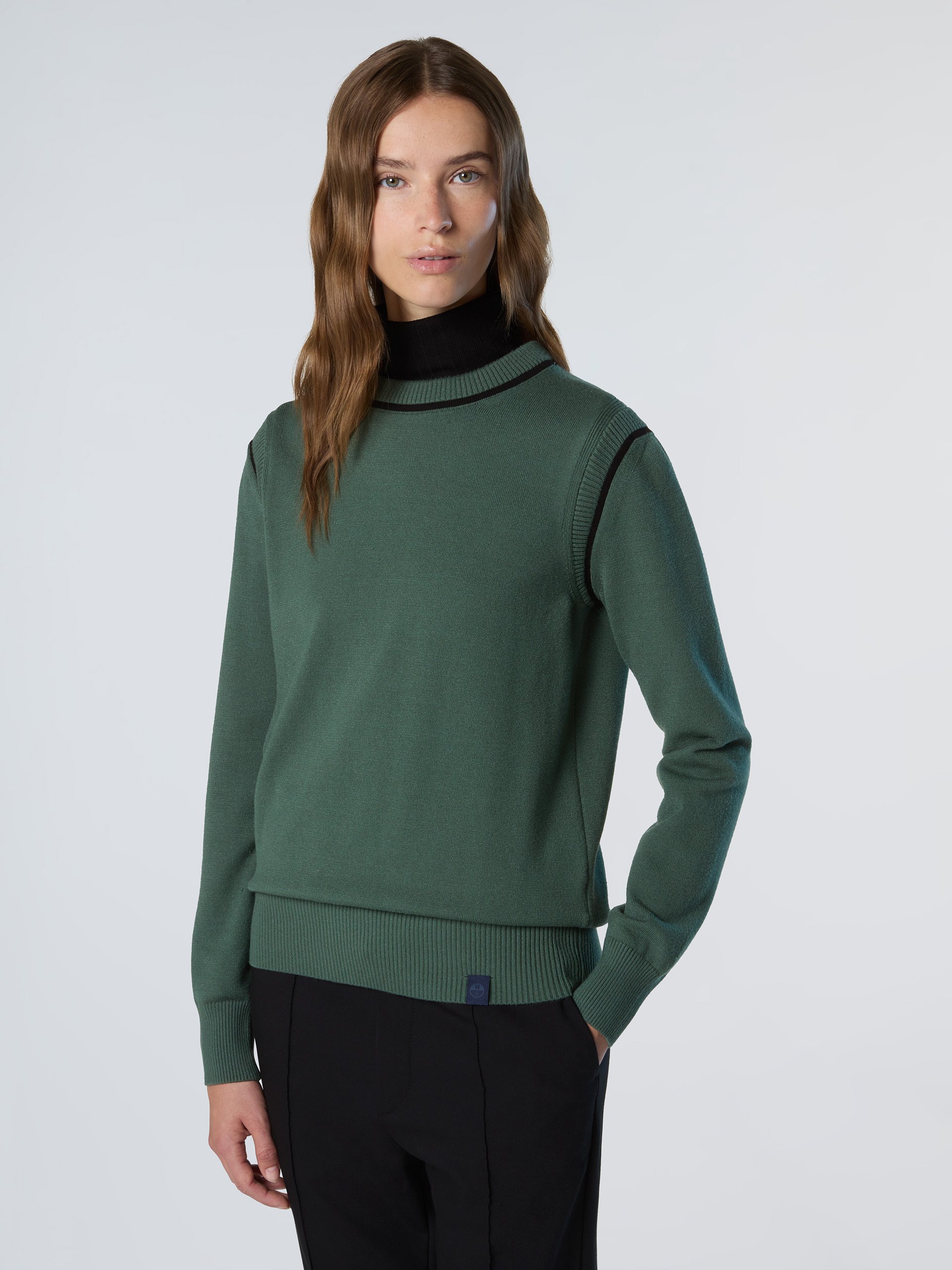 North Sails Pullover Rundhalsausschnitt aus Viskose
