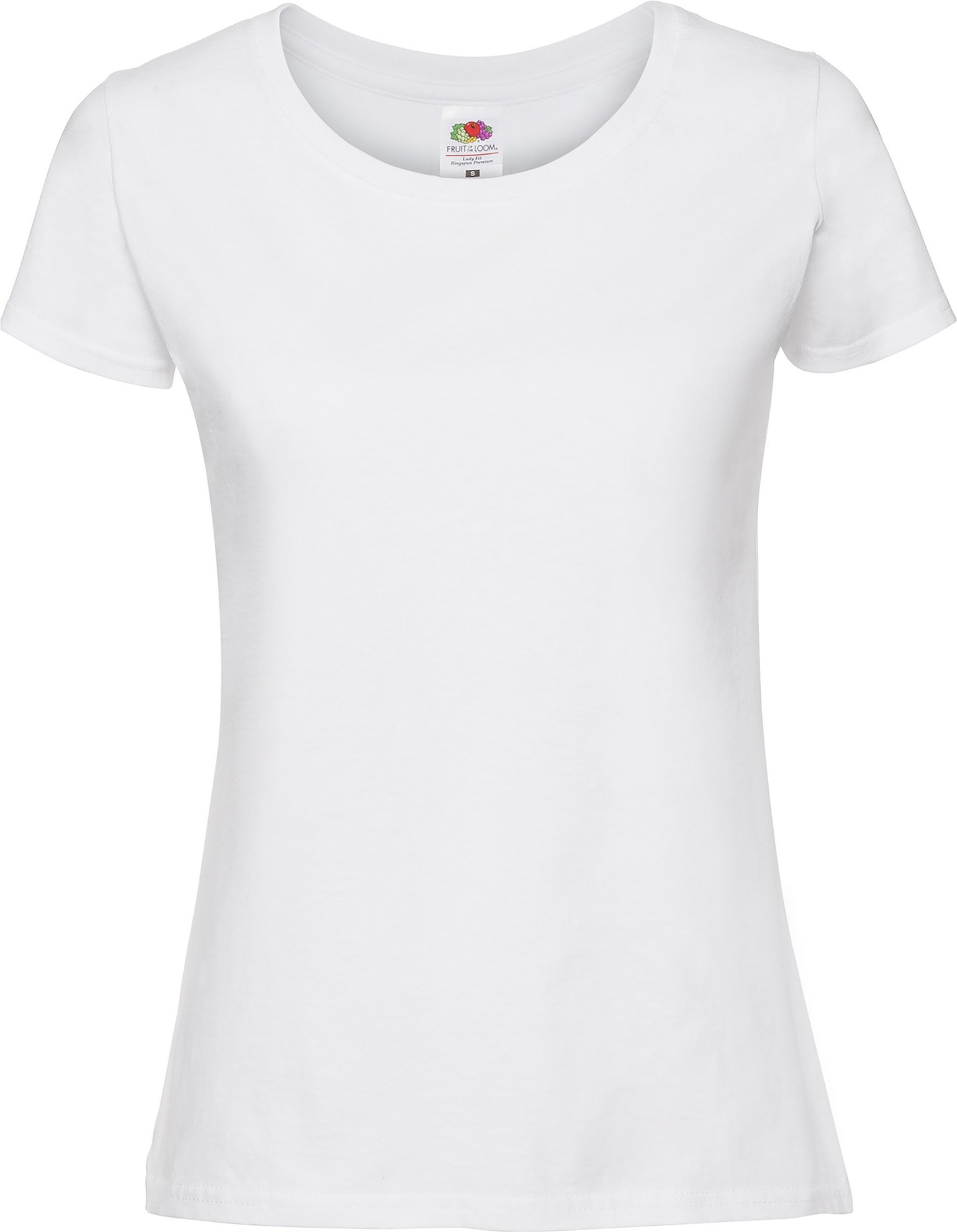 Fruit Of The Loom Womens/Ladies Fit Ringspun Premium Tshirt (Weiß)