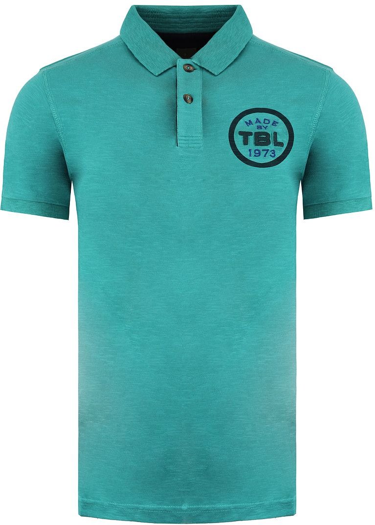 Timberland Logo Mens Green Polo Shirt
