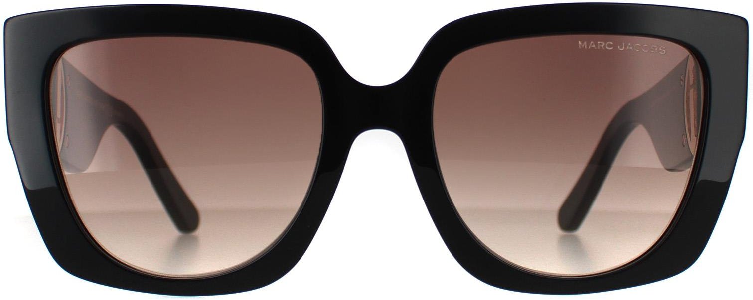 Thumbnail - Marc Jacobs Rectangle Womens Schwarz Braun Gradient MARC 687/S