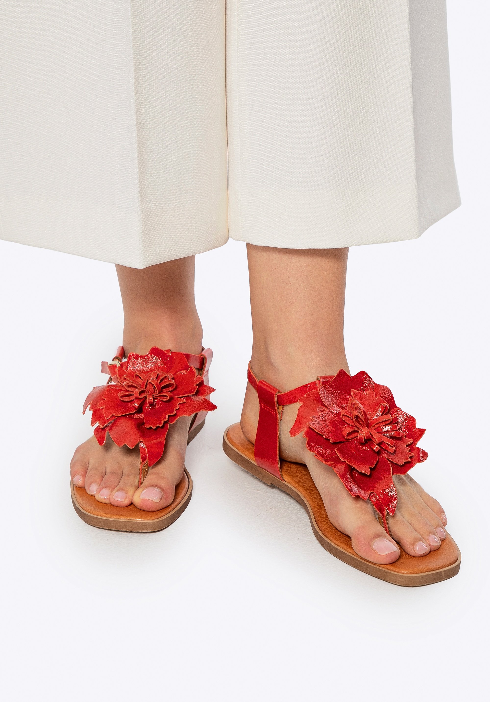 Wittchen Damen-Sandalen aus rotem Echtleder