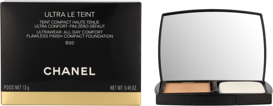 Chanel Ultra Le Teint Flawless Finish Compact Foundation.
