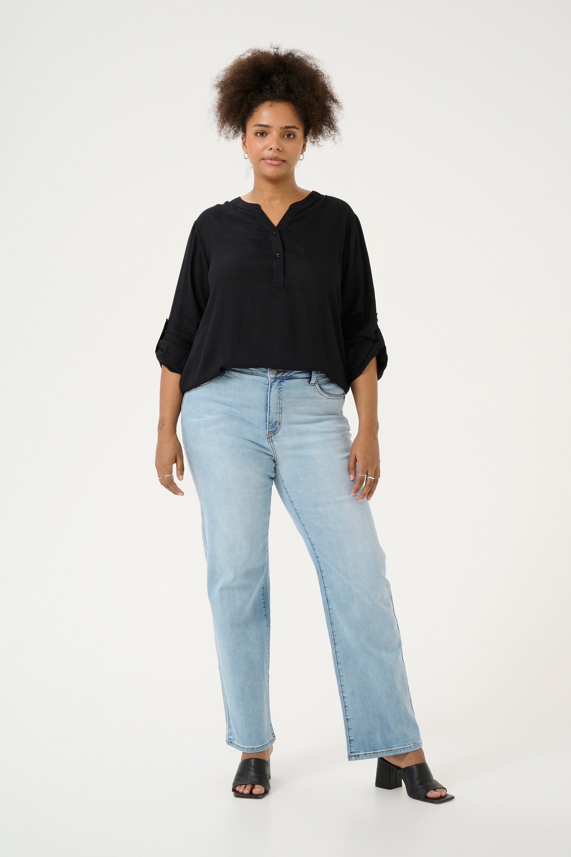 Jeans Slim fit Light Blue Washed Denim light blue