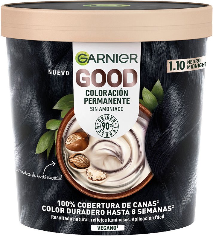 Good Permanente Farbe #1.10-schwarz 217 ml