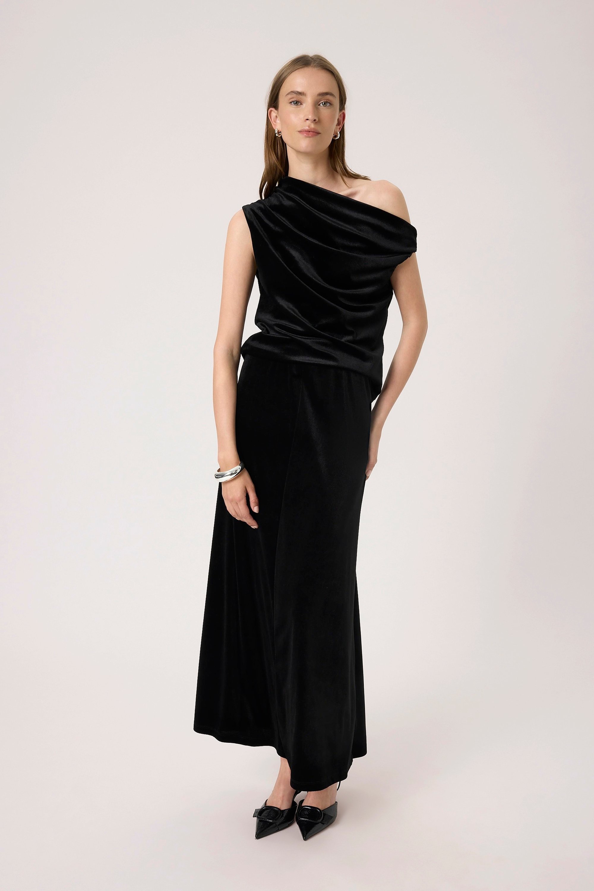 Langarm-Bluse SLVelera Langarm-Bluse Slim fit black