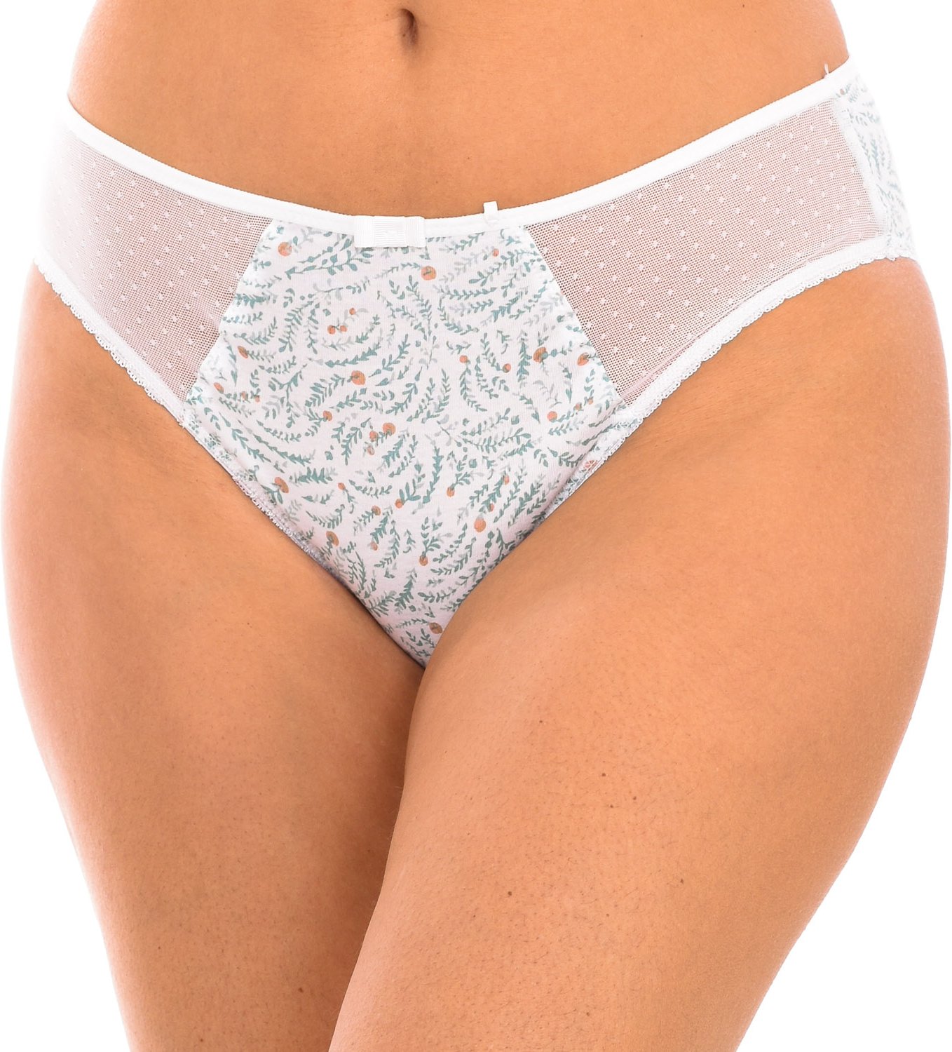 Großzügige Spitze Seite Höschen 00ASG Frau