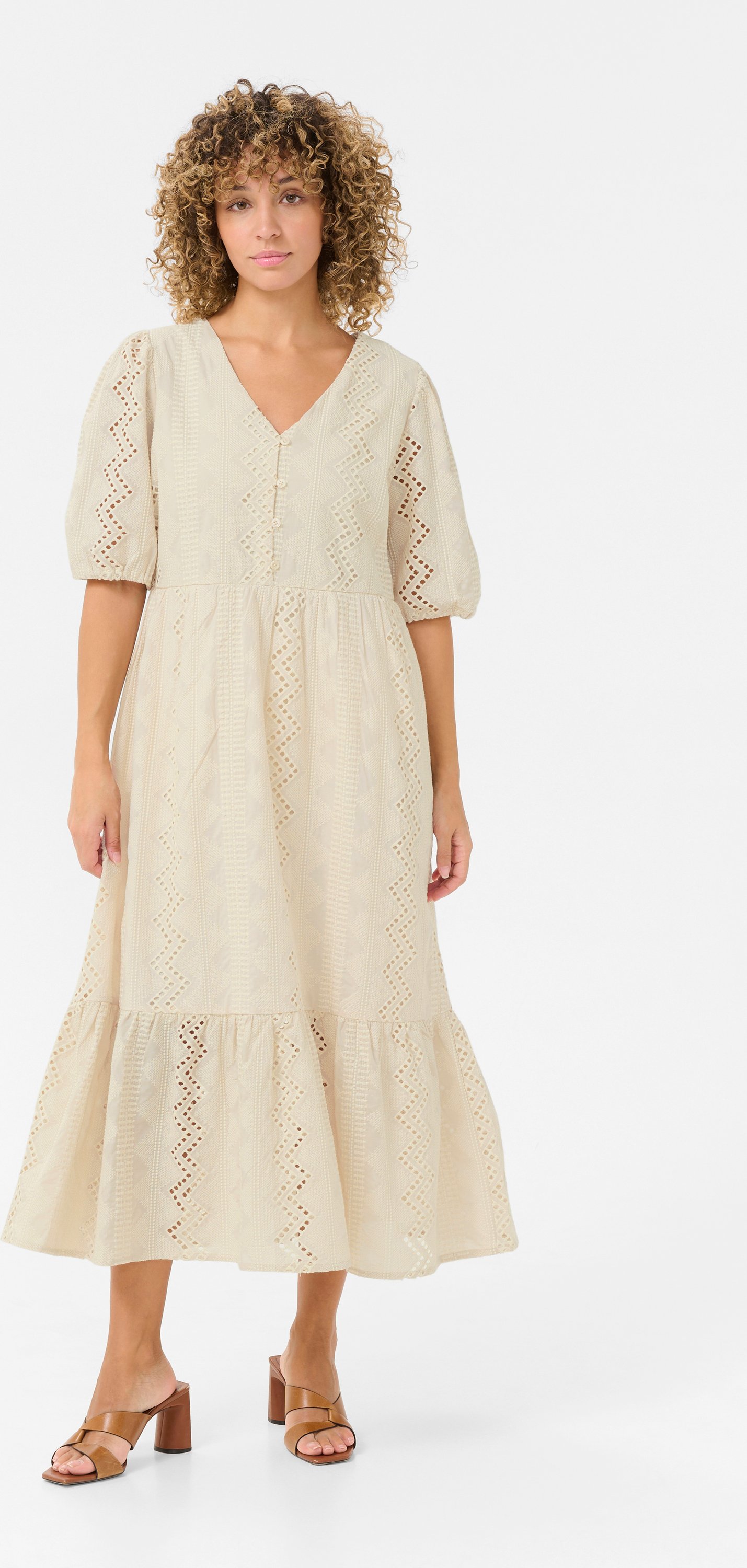 Kleid Loose fit offwhite