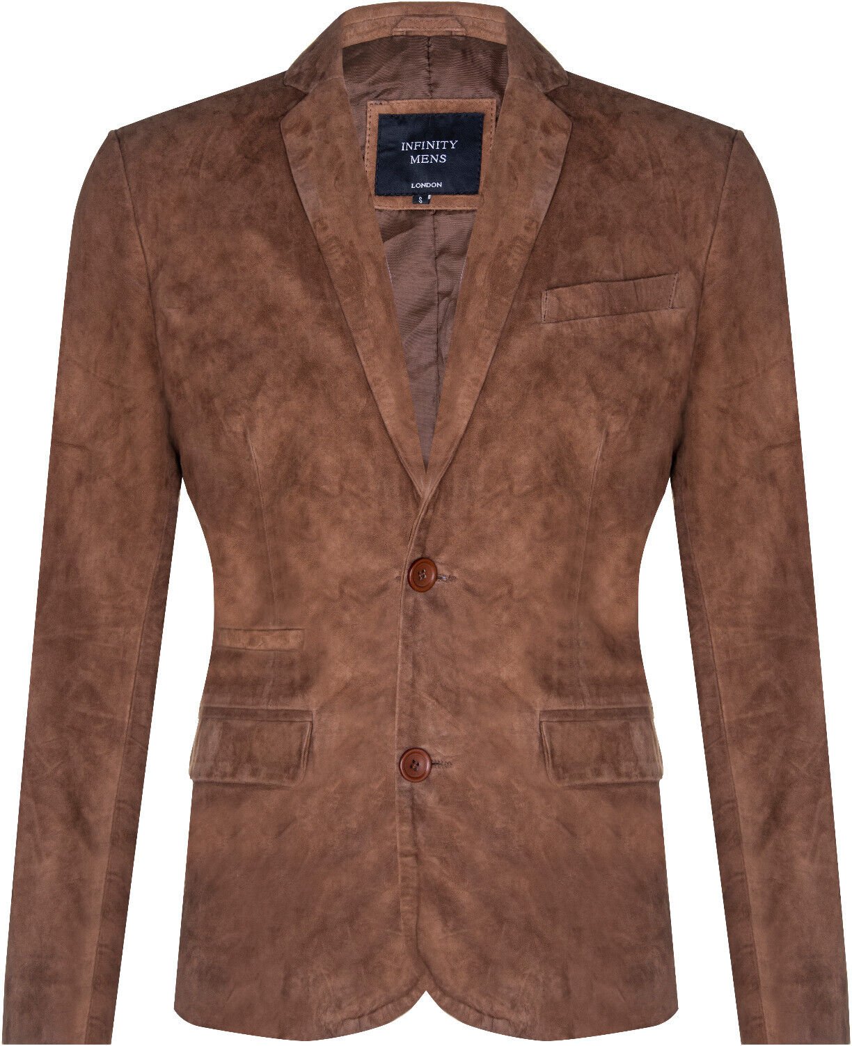 Blazer, Wildlederjacke, weicher italienischer Ledermantel