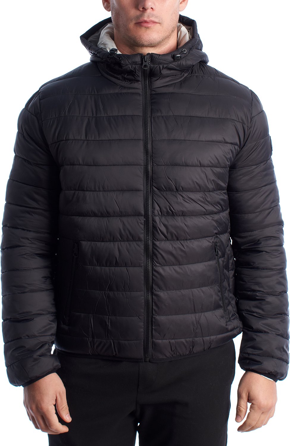 Herren Steppjacke mit Kapuze US40127020