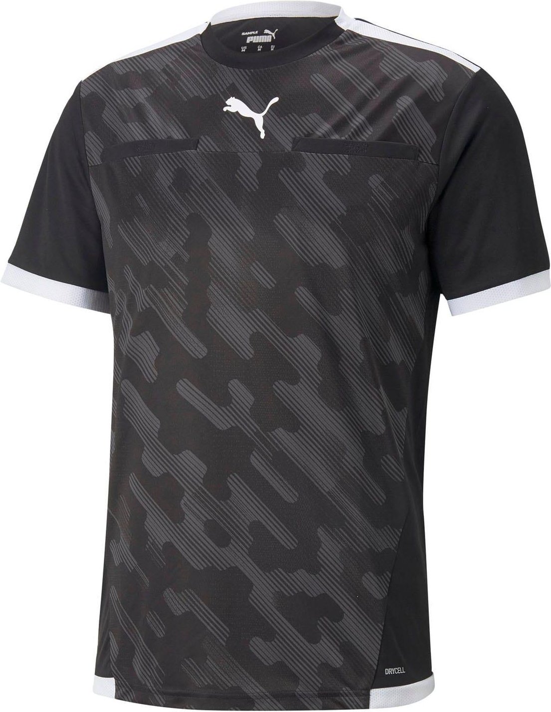 Puma Herren TeamLIGA Fußball Schiedsrichtertrikot (Schwarz)
