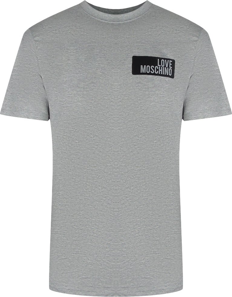 Moschino T-shirt Mit Blocklogo In Grau