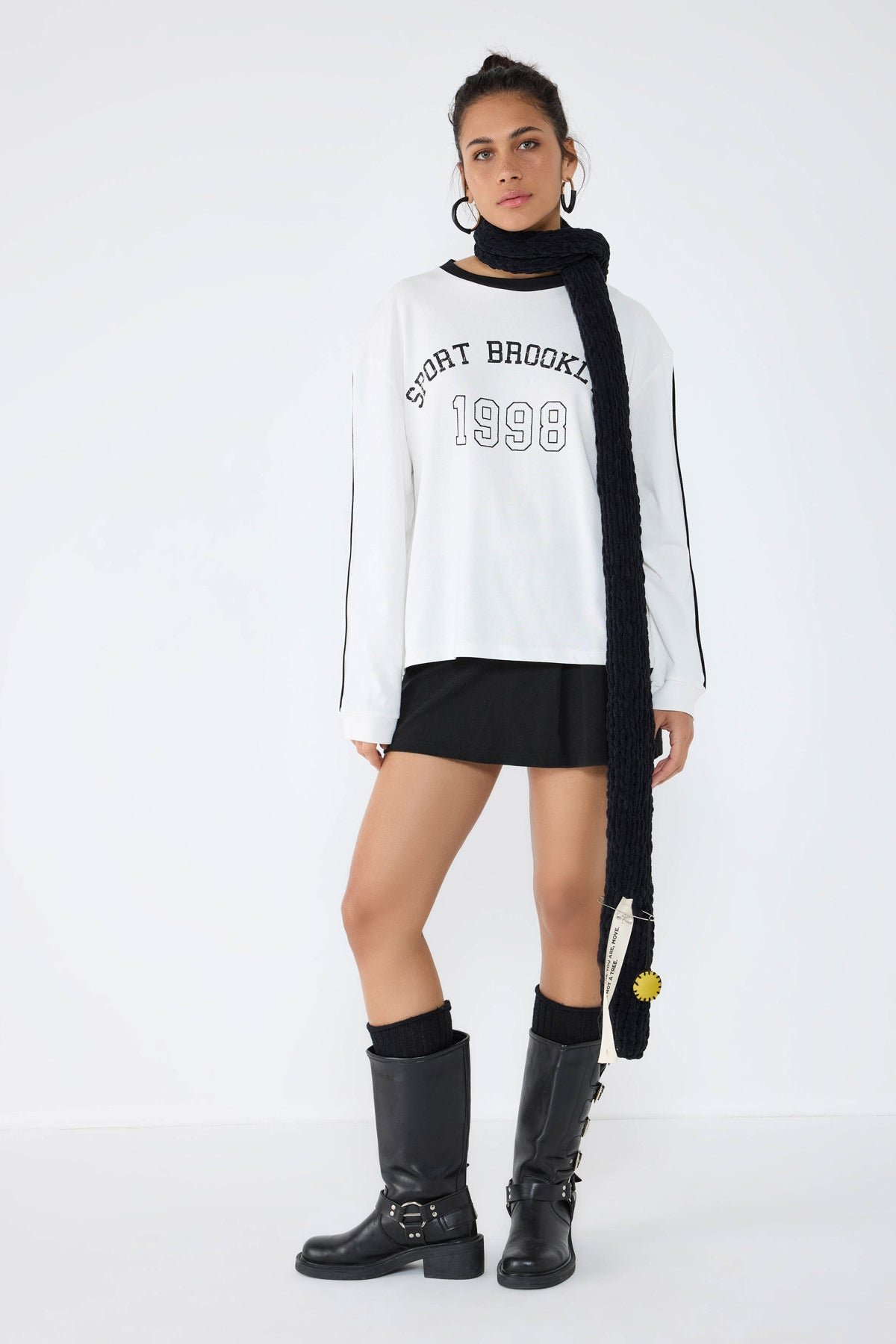 Thumbnail - Langarm Baumwoll Sweatshirt