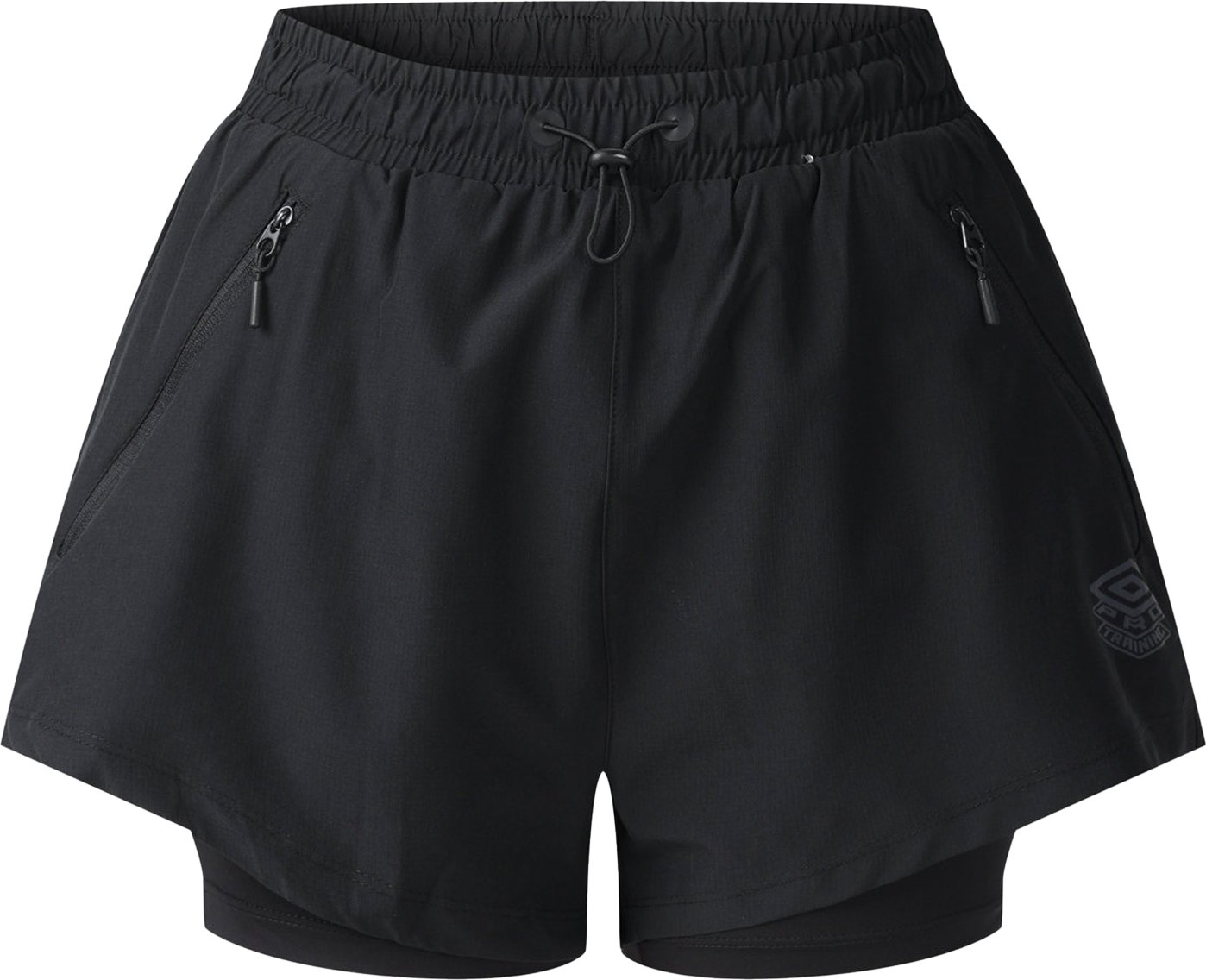 Umbro - "Pro" Hybrid-Short für Damen , Training (Schwarz)