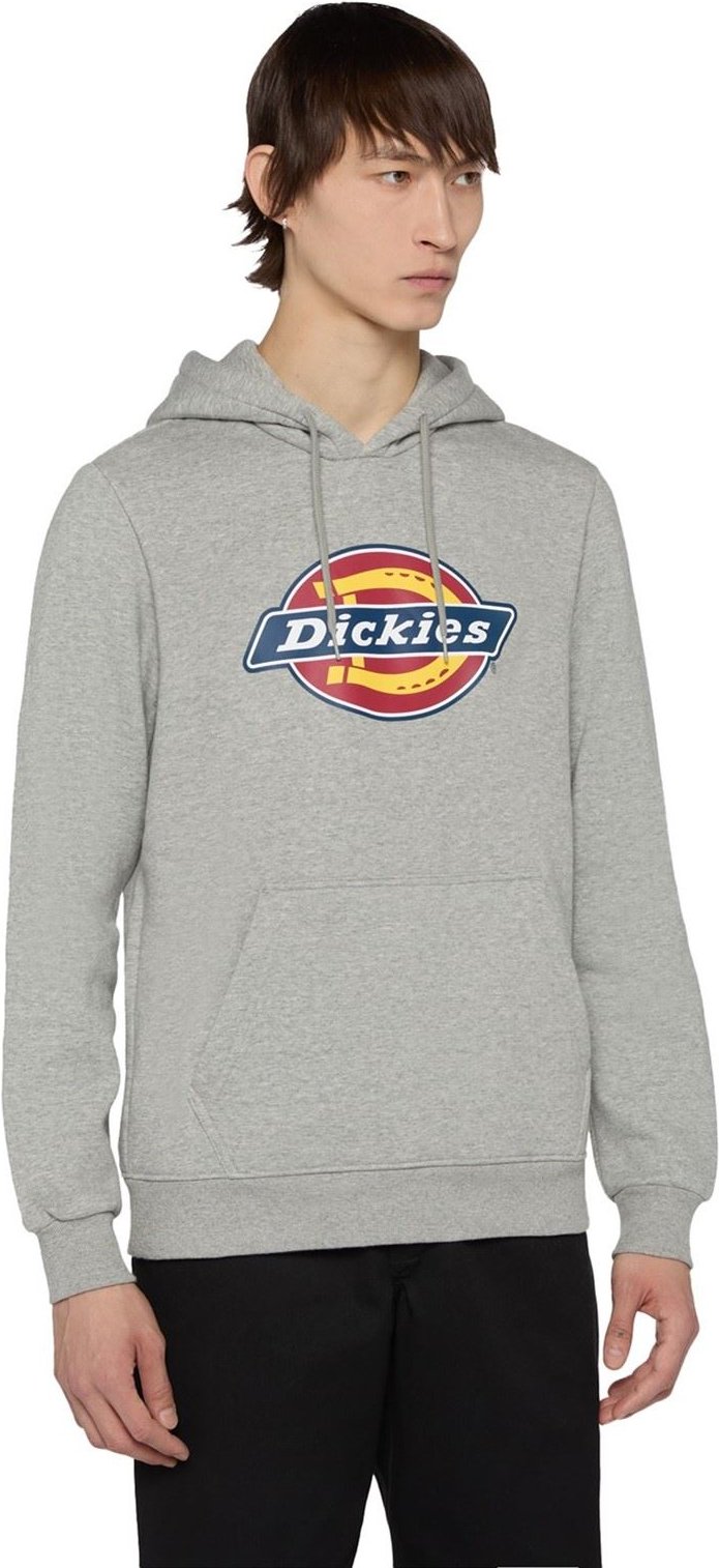 Dickies Icon Logo Hoodie Unisex Erwachsene Grauer Kapuzenpullover