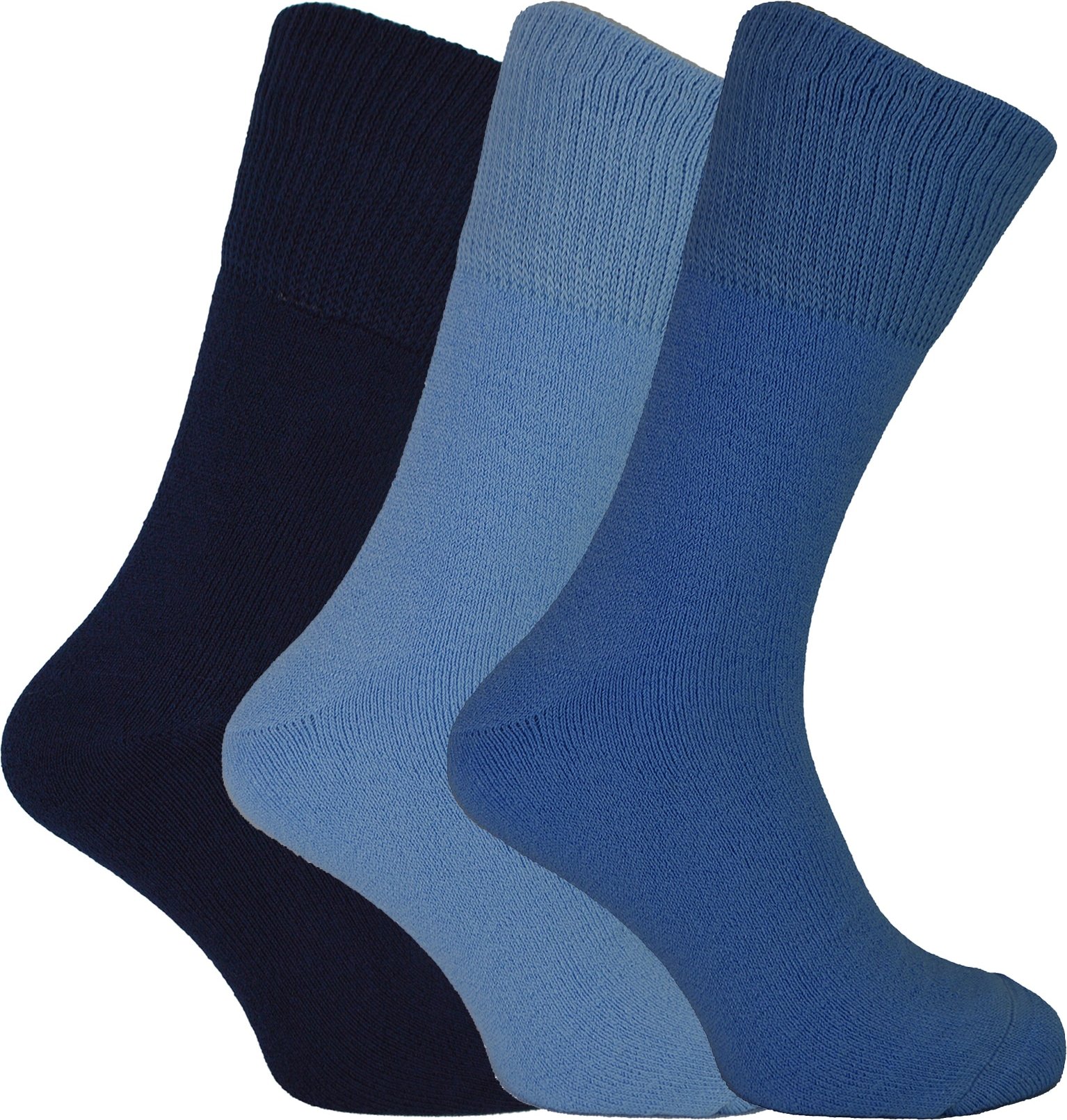 Bambus-Thermosocken für den Winter | THMO | Herren- & Damengrößen | Warme dicke Bambussocken - Blau