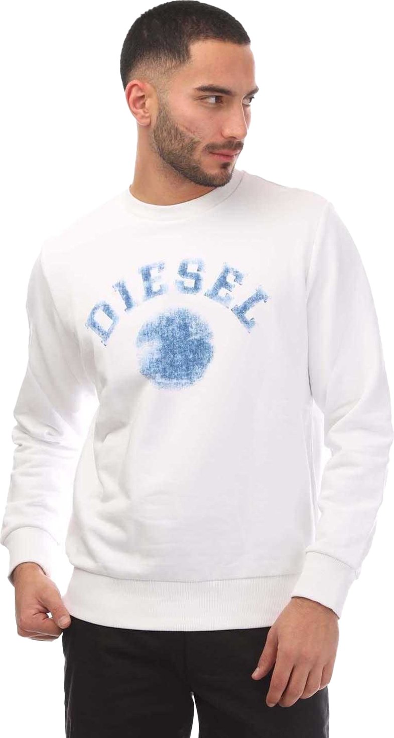 Diesel - "S-Gir 9-4" Sweatshirt für Herren (Weiß)