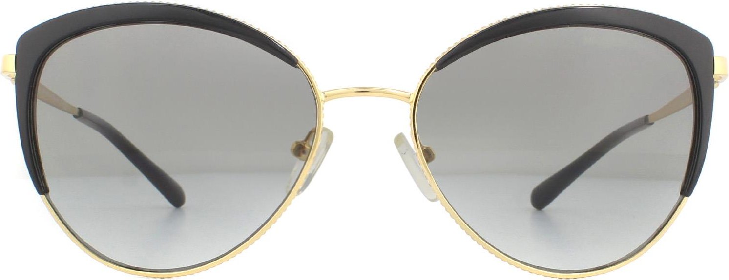 Michael Kors Cat Eye Womens Light Gold Schwarz Dunkel Grau Gradient Sonnenbrillen