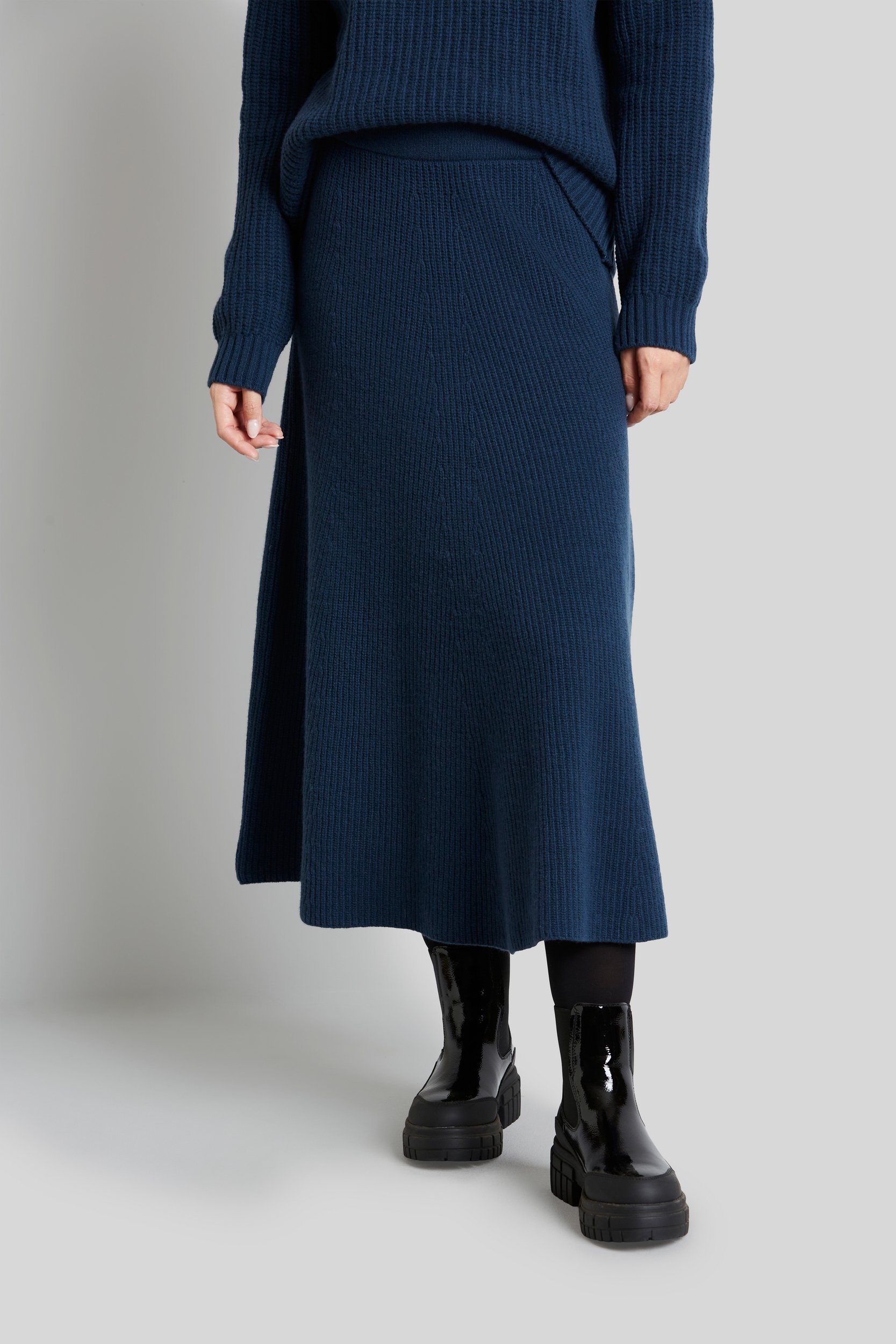 Bugatti Damen Strickrock mit elastischem Bund