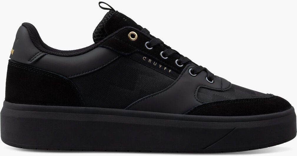 Cruyff Terra Court Herren Sneaker Schwarz/Gold