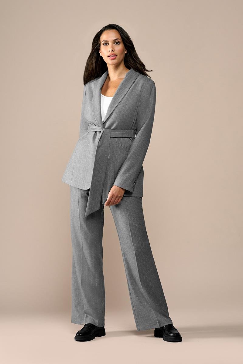 Zaylee Lurex Blazer Grau