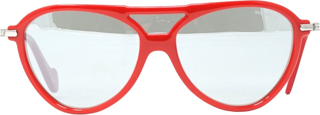 Moncler ML0054 67C OO Rote Sonnenbrille